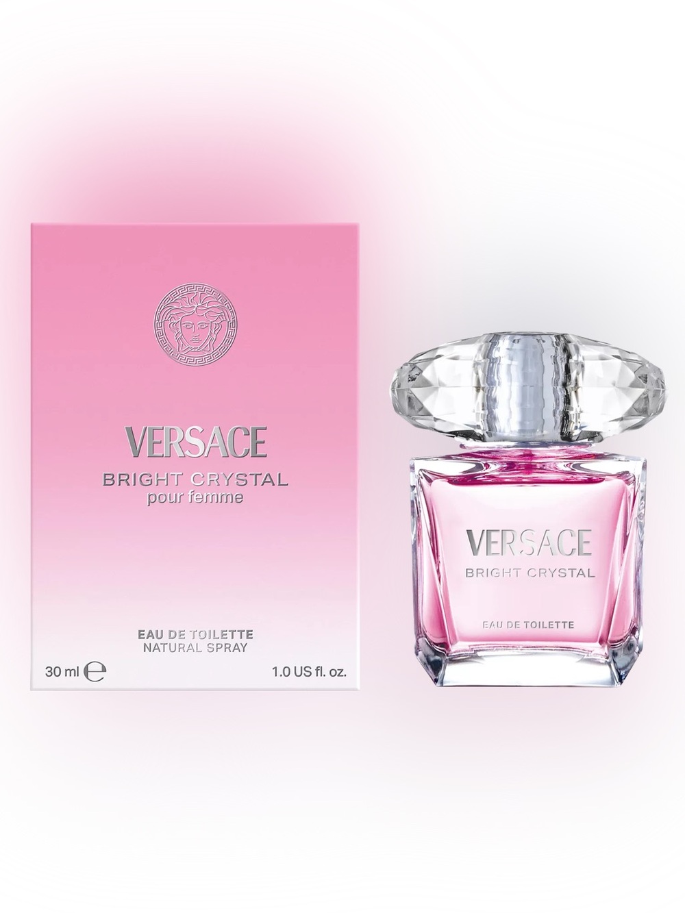 VERSACE Bright Crystal Eau de Toilette | 1 oz / 30ml | NIB Factory Sealed - Picture 3 of 6